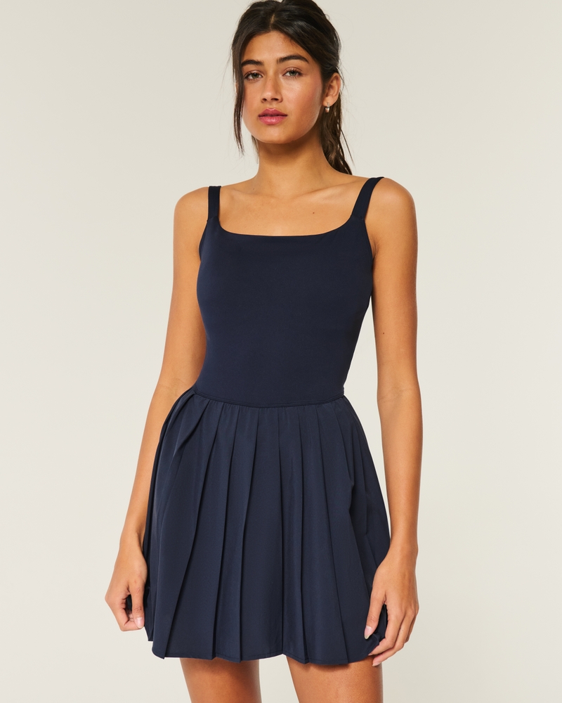 gilly hicks active plisseekleid