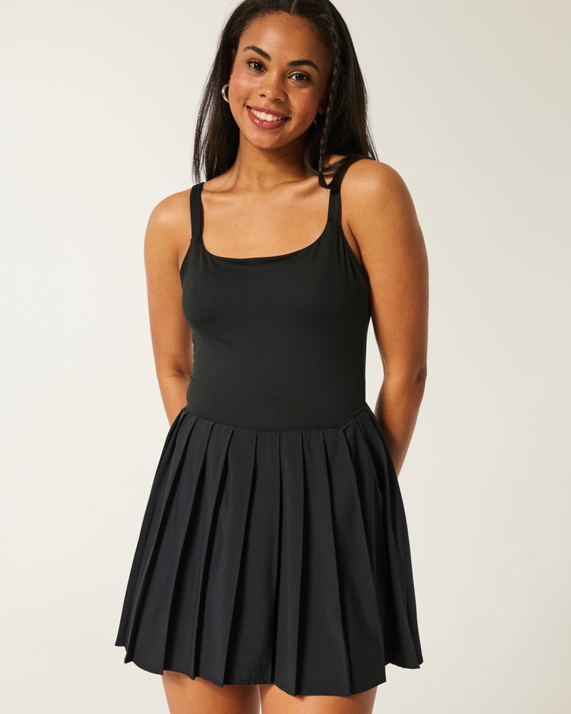 gilly hicks active plisseekleid