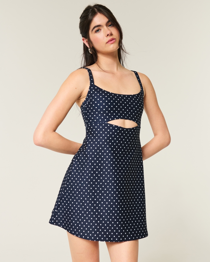 gilly hicks recharge a-linien-kleid mit cut-outs