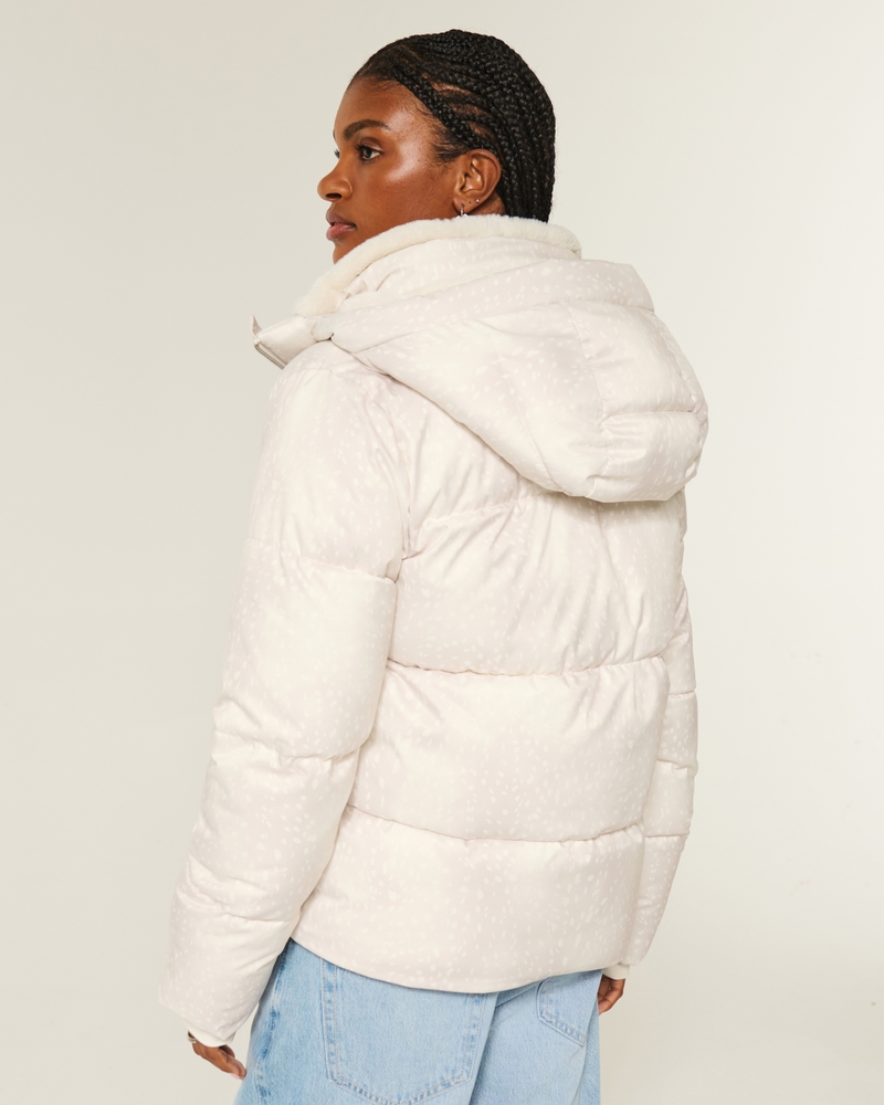 daunenjacke mit kunstpelzfutter für jedes wetter