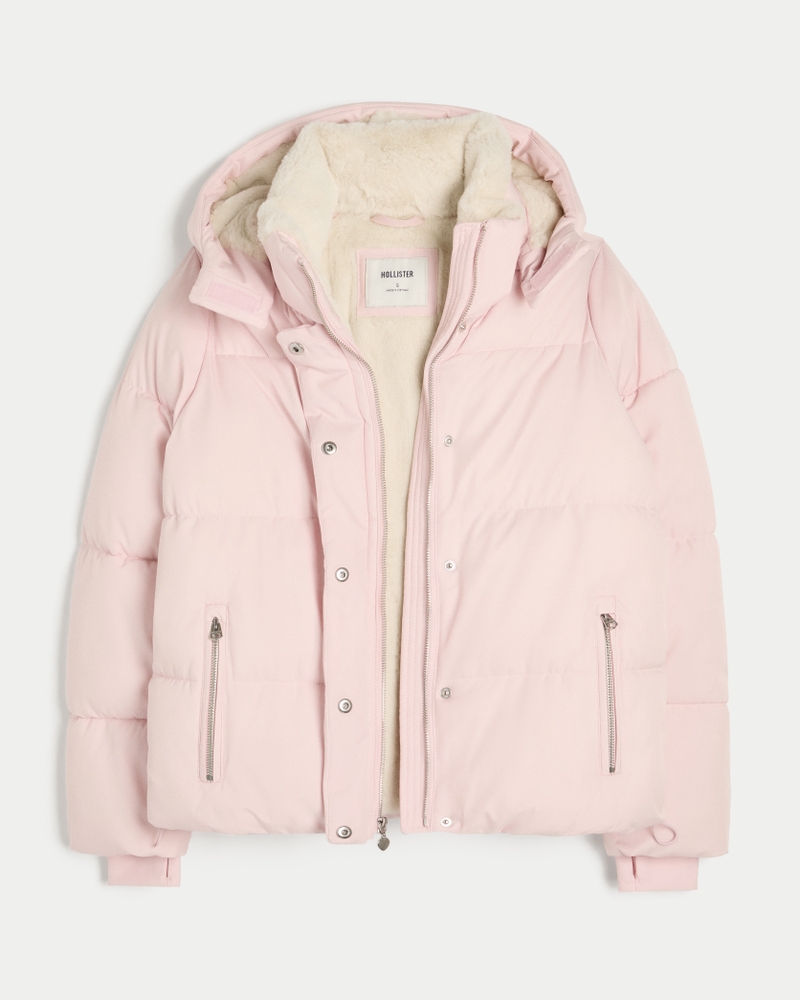 daunenjacke mit kunstpelzfutter für jedes wetter