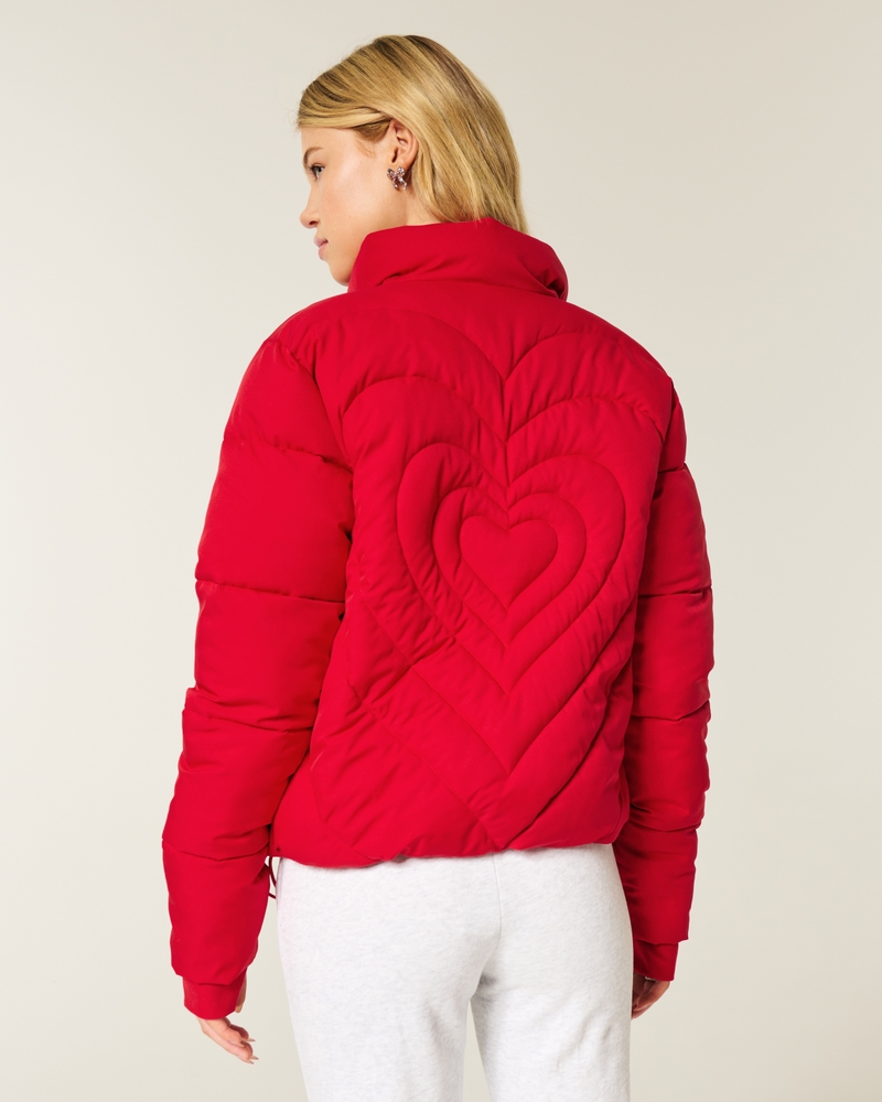 daunenjacke mit reißverschlussmuster