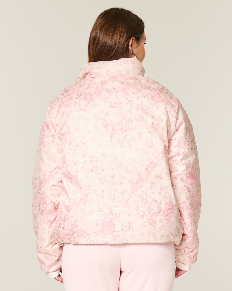 daunenjacke mit reißverschlussmuster