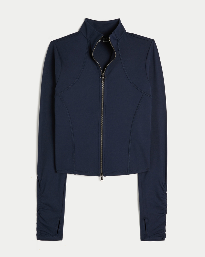 gilly hicks recharge active bow doppelreißverschlussjacke