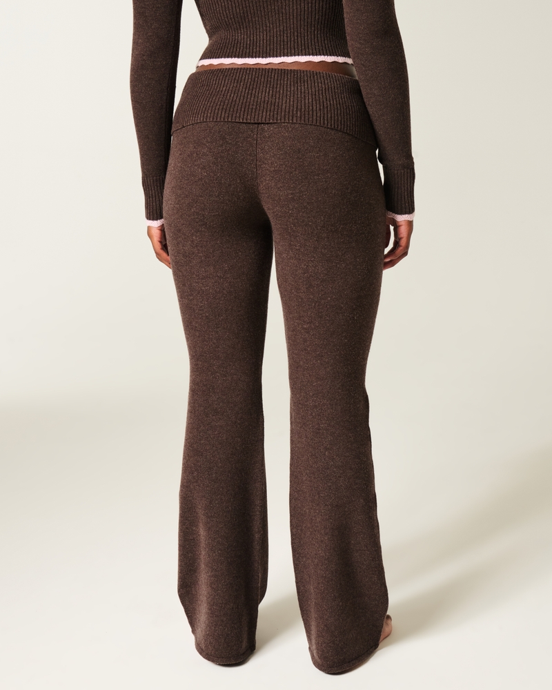 gilly hicks strickhose mit umgeschlagenem bein