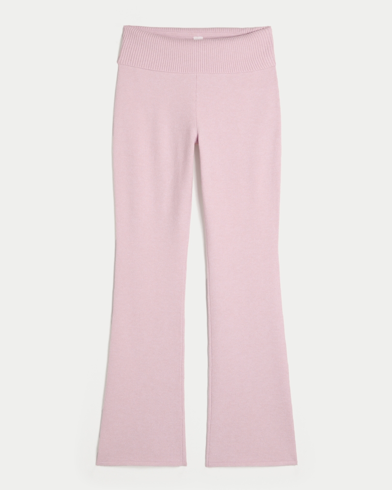 gilly hicks strickhose mit umgeschlagenem bein