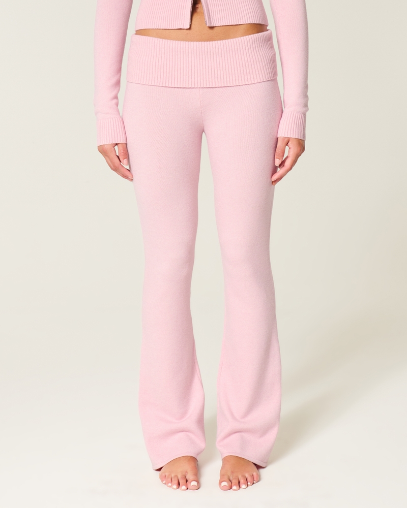 gilly hicks strickhose mit umgeschlagenem bein