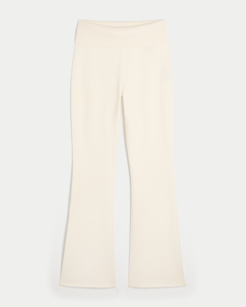 gilly hicks strickhose mit umgeschlagenem bein