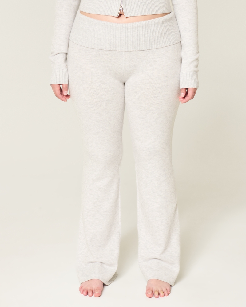 gilly hicks strickhose mit umgeschlagenem bein