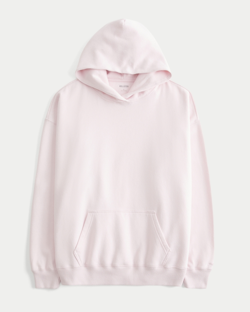 oversize-hoodie mit glitzerprint und bonbonmuster
