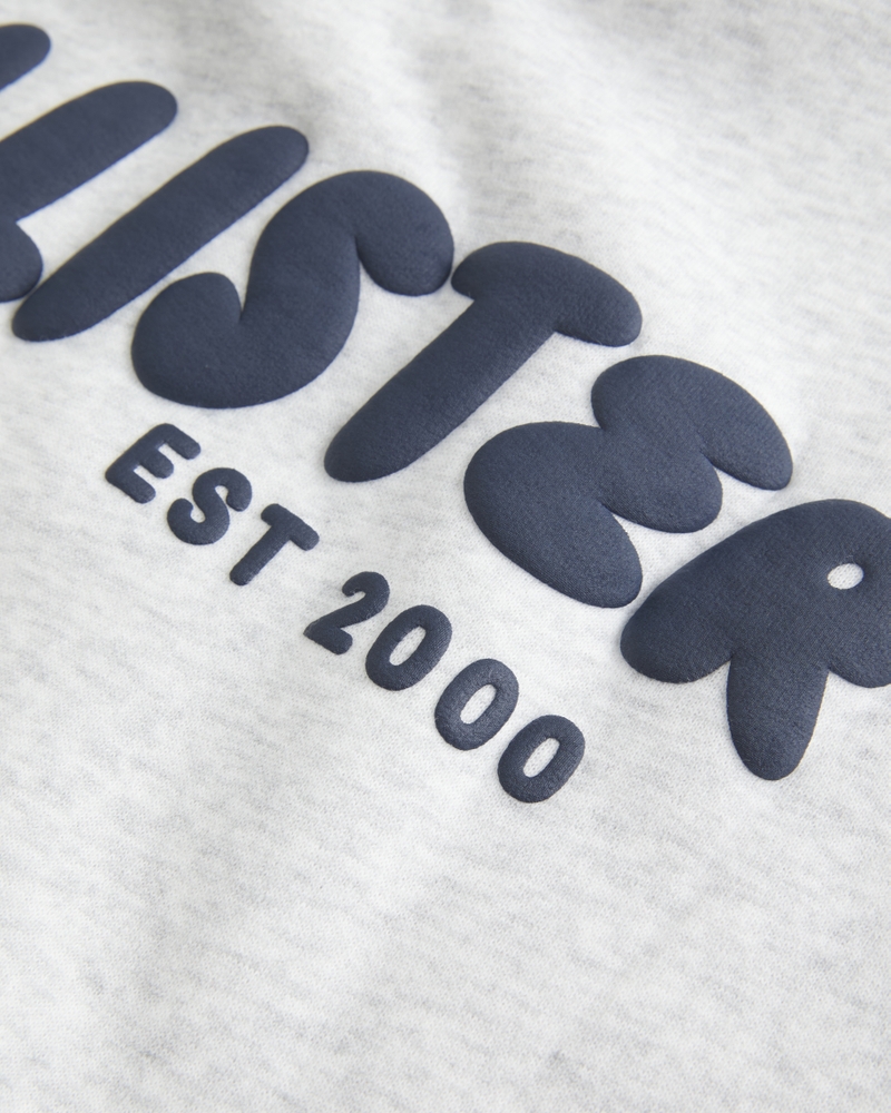 hollister feel good logo oversized hoodie