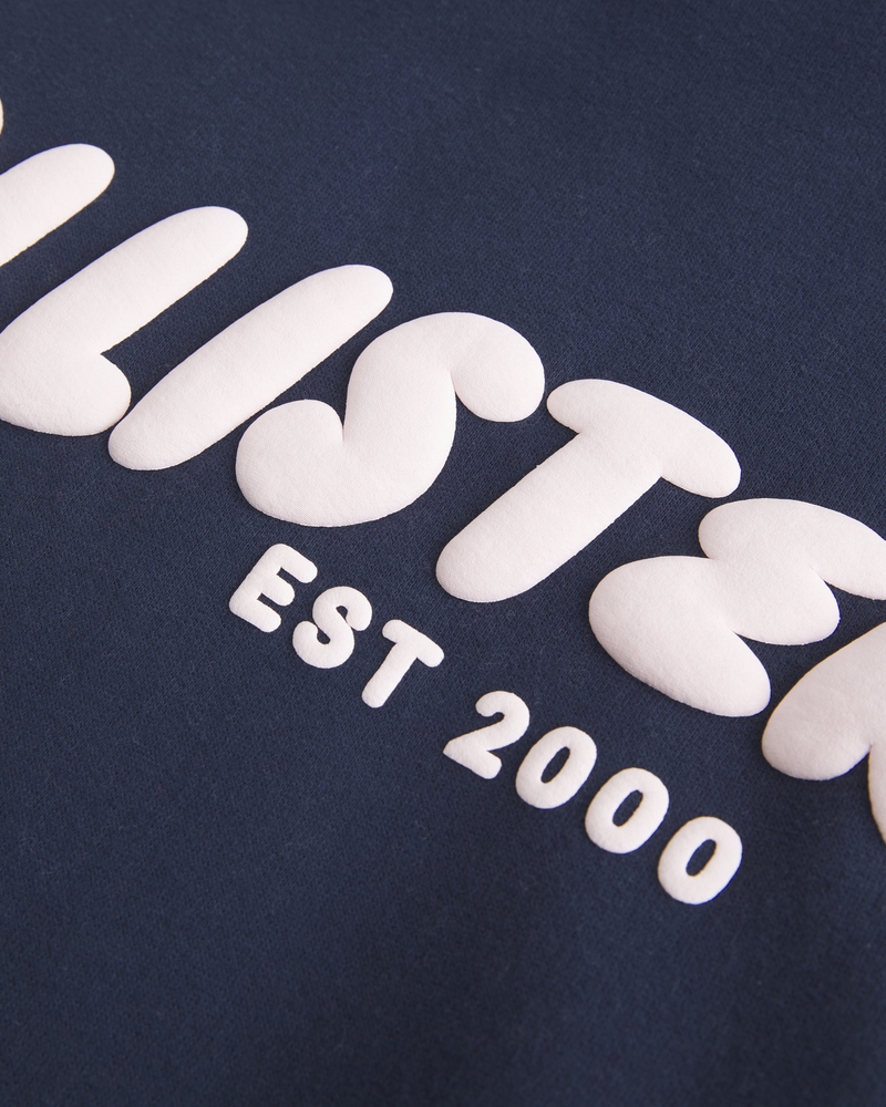 hollister feel good logo oversized hoodie