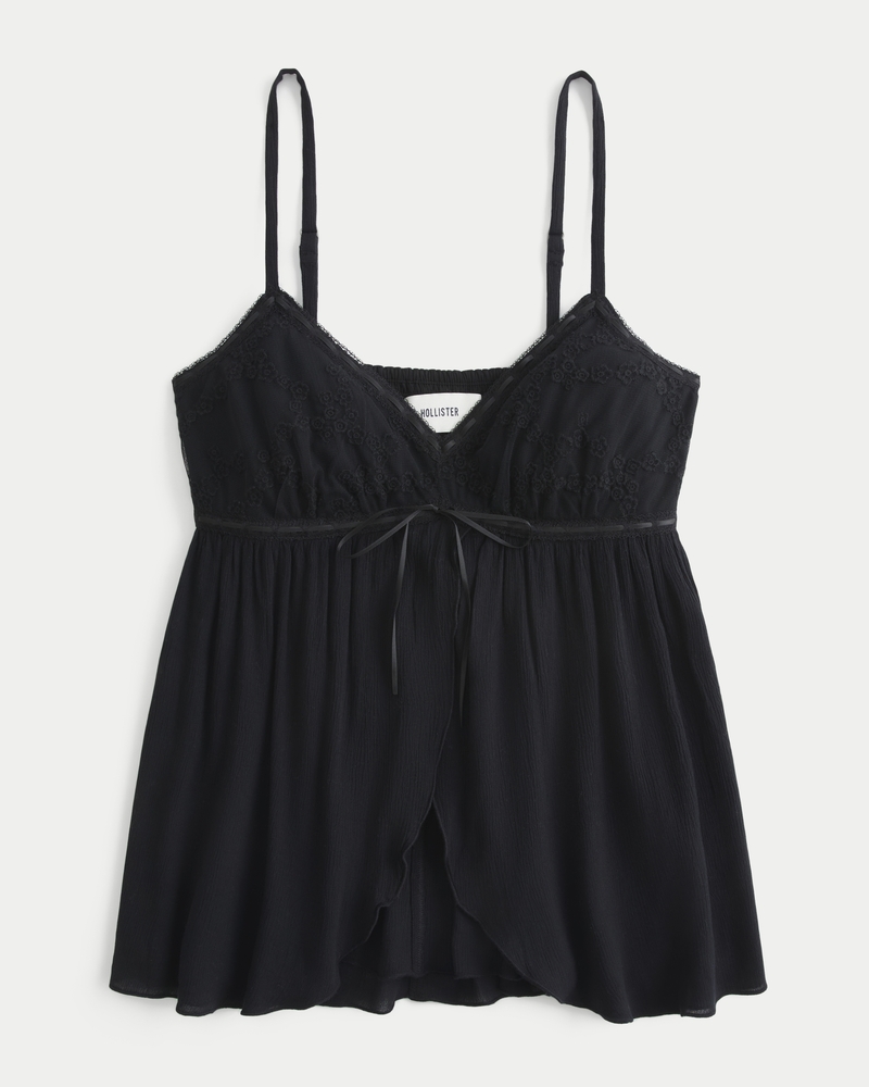 fließendes und lässiges babydoll-top