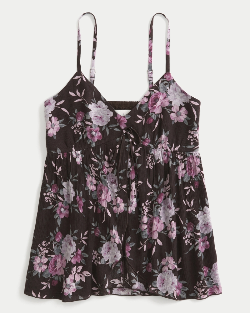 fließendes und lässiges babydoll-top