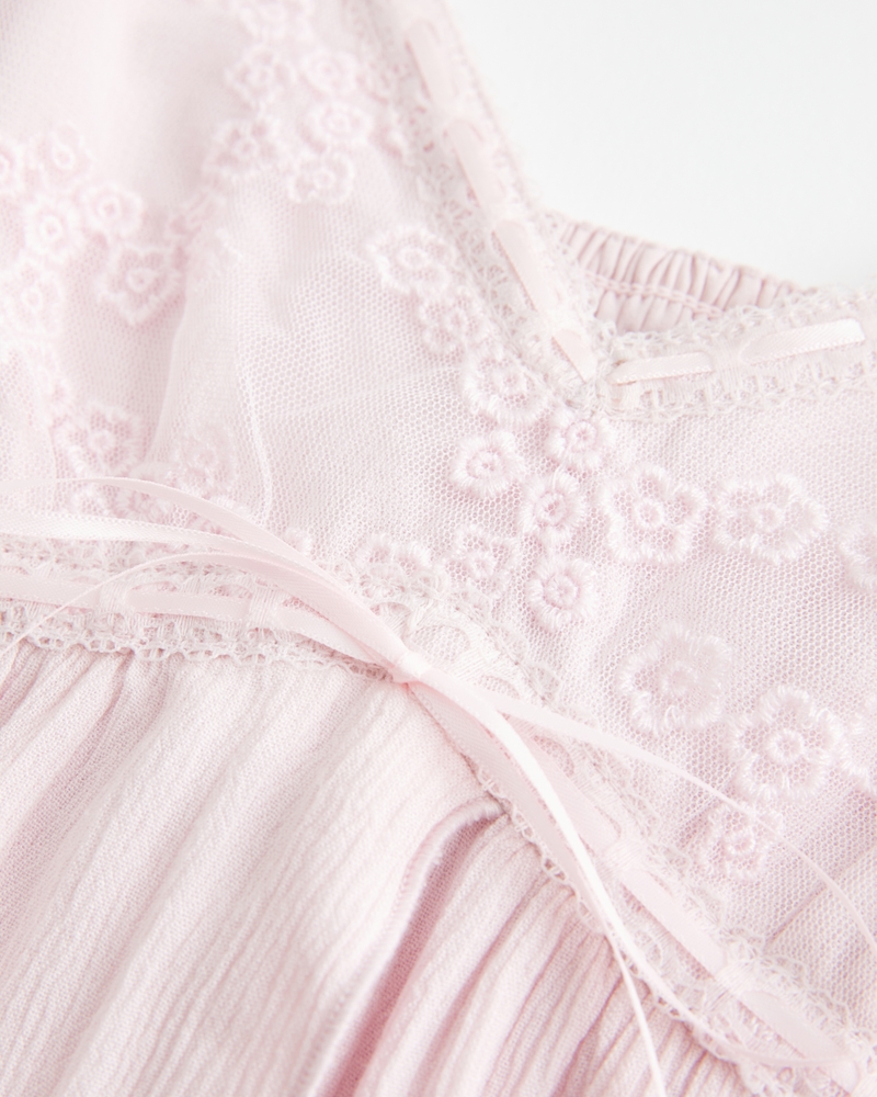 fließendes und lässiges babydoll-top