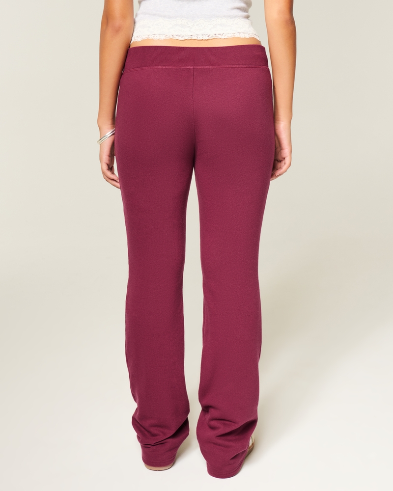 bootcut-jogginghose mit logoprint