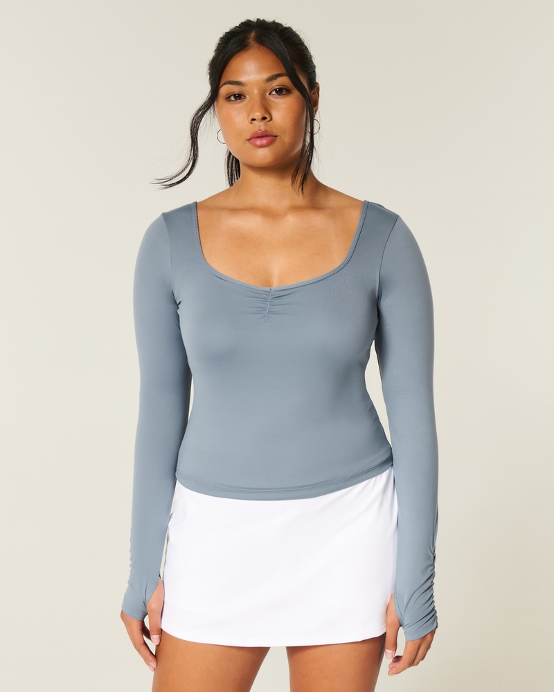 gilly hicks active recharge cinch sweetheart top