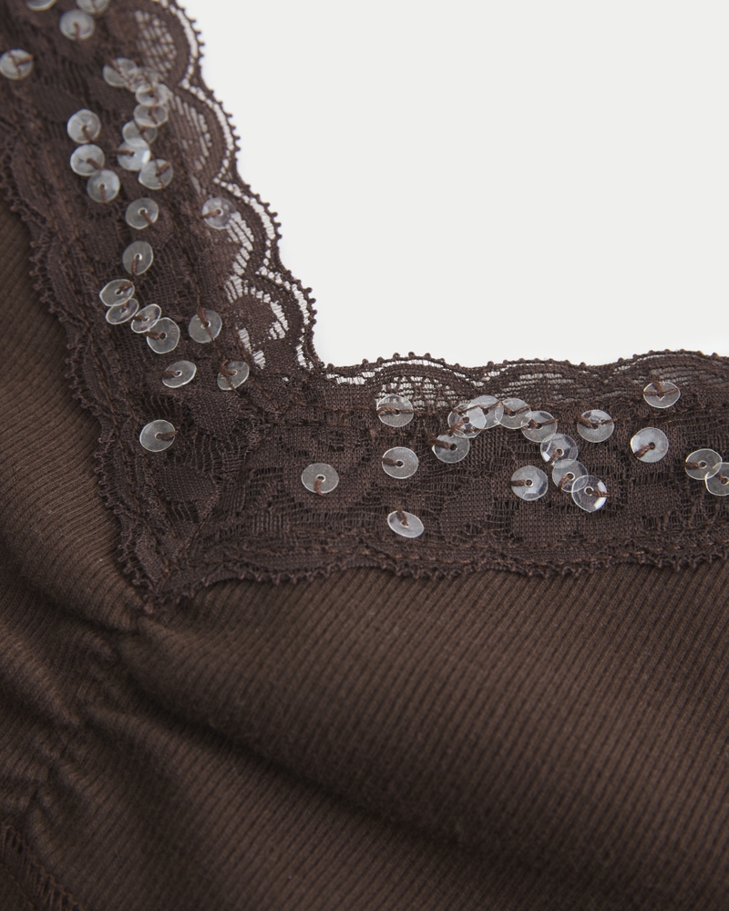 spitzenbesetztes camisole aus der holiday collection