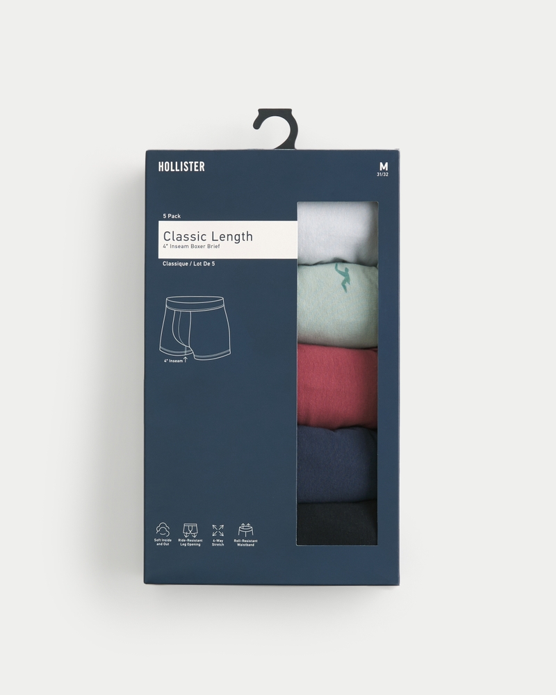 klassische boxershorts 5er-packung