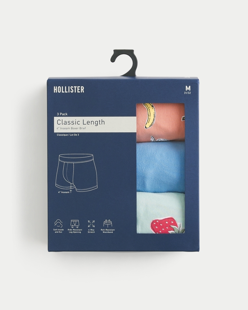 klassische boxershorts 3er-pack