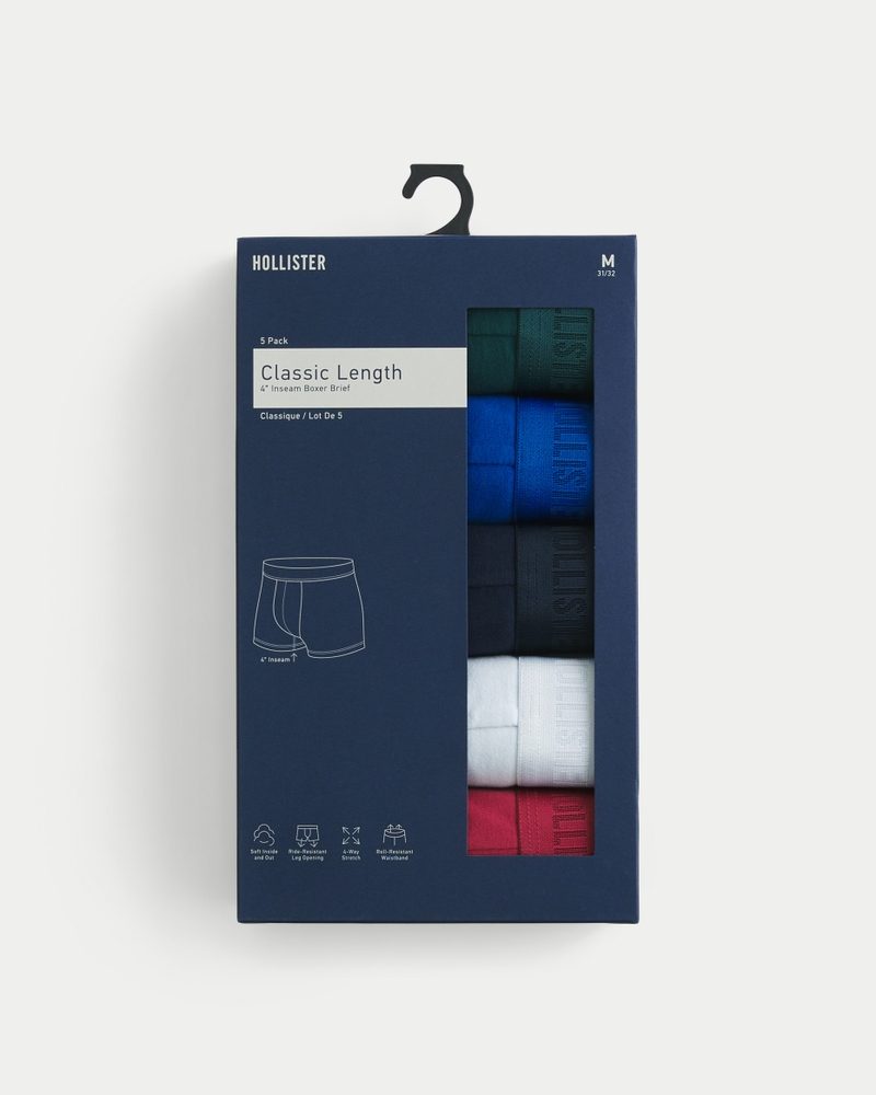 klassische boxershorts 5er-packung