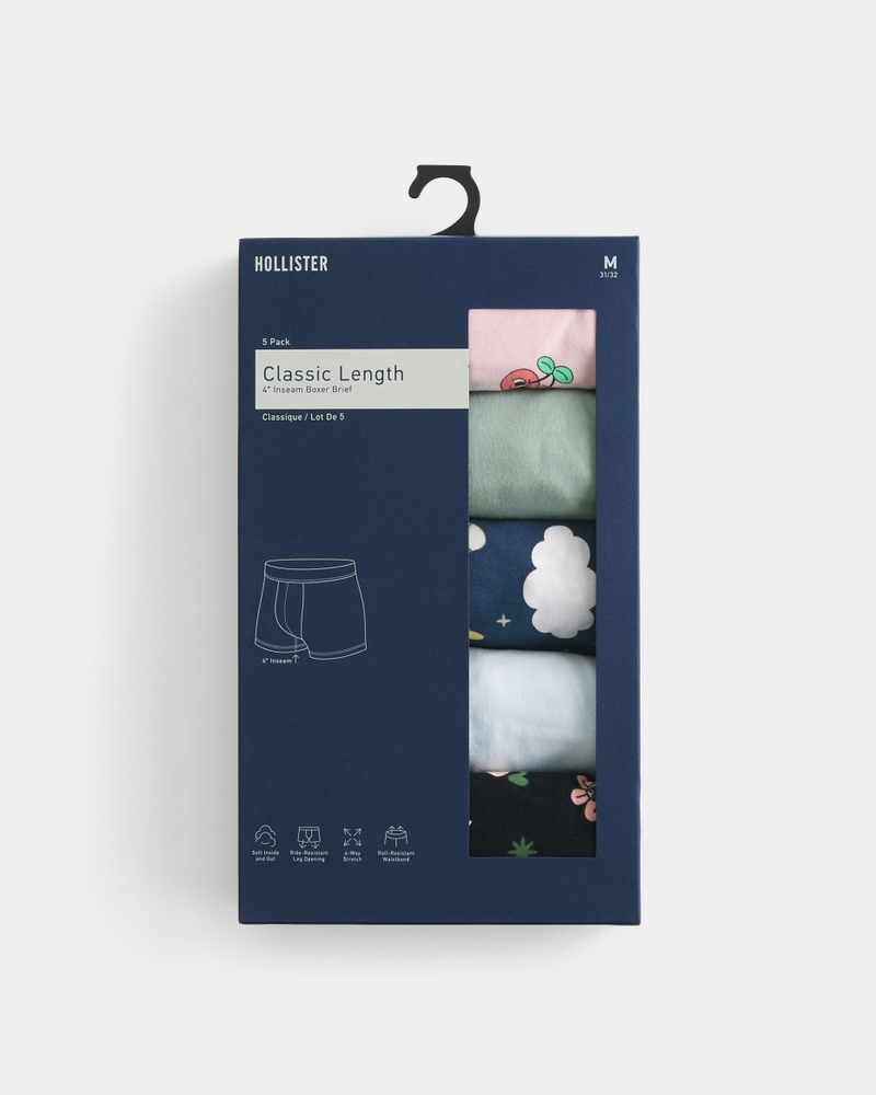 klassische boxershorts 5er-packung