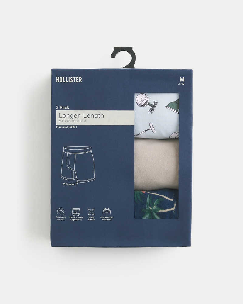 extra lange boxershorts 3er-pack