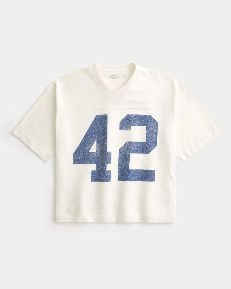 hochwertiges locker sitzendes kurzärmeliges fußballtrikot im preppy-stil mit muster