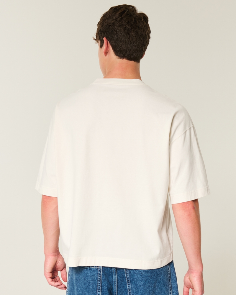 hochwertiges locker sitzendes kurzärmeliges fußballtrikot im preppy-stil mit muster
