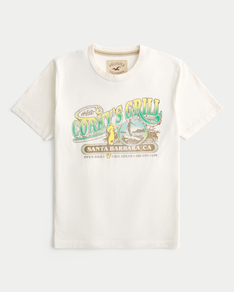 corkys grill logo-t-shirt