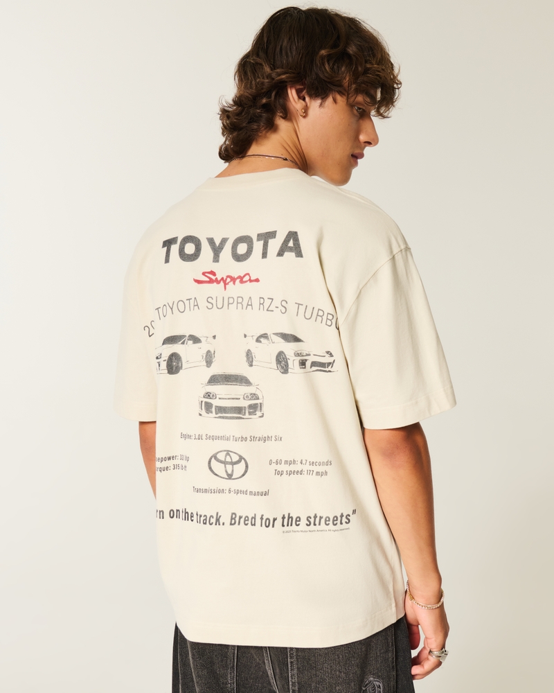 quadratisch geschnittenes schweres t-shirt im dodge challenger srt-tarnmuster