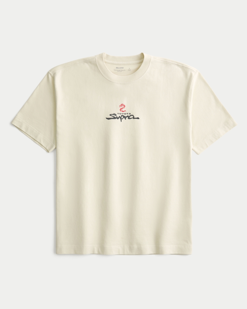 dodge charger daytona grafik-t-shirt mit quadratischer passform schweres material