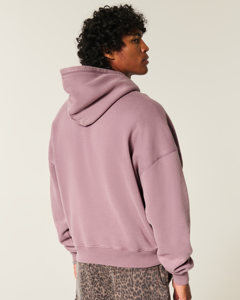 kapuzenpullover im taschenstil mit spinnenmuster und kordelzug