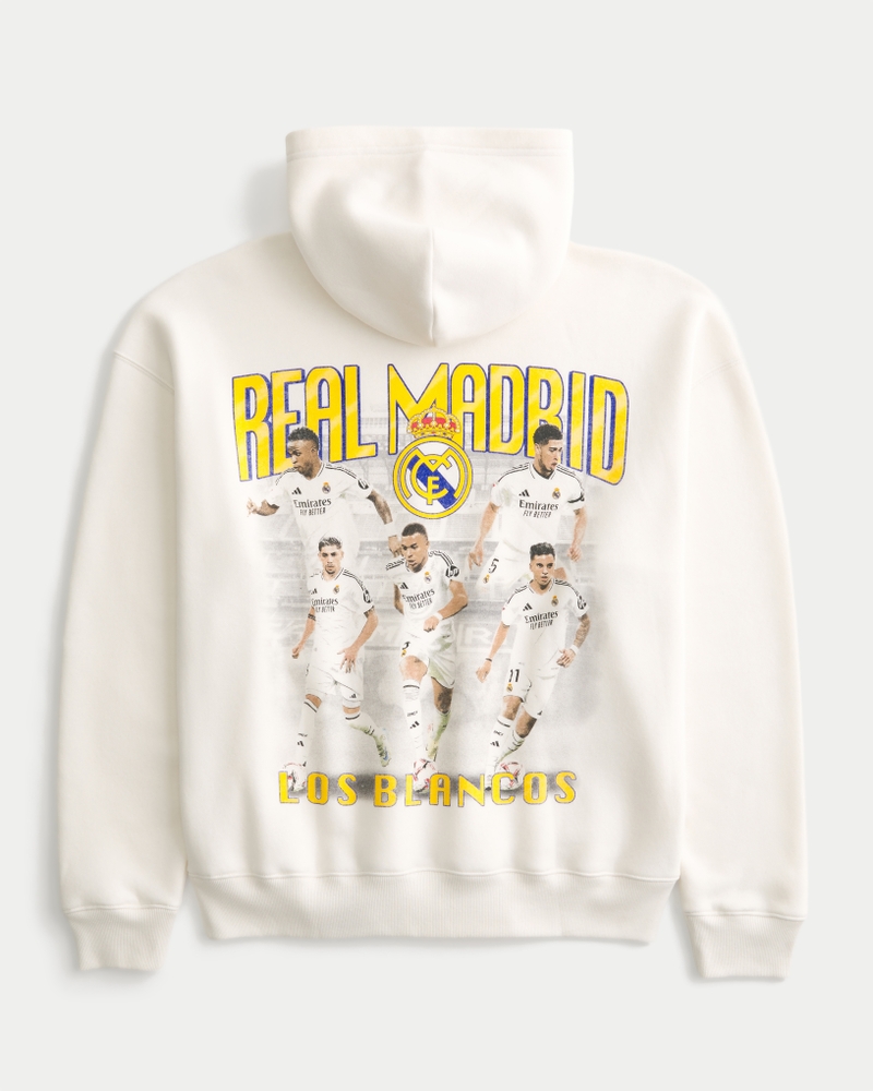 real madrid fußballclub hoodie mit grafikmotiv