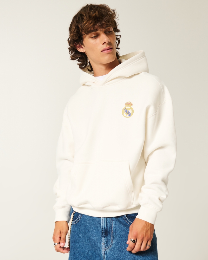 real madrid fußballclub hoodie mit grafikmotiv