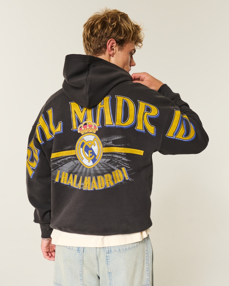 real madrid fußballclub hoodie mit grafikmotiv