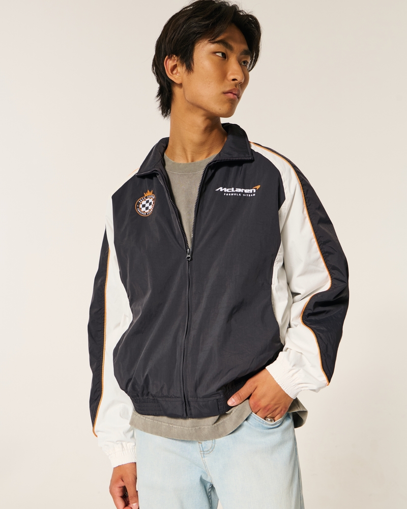 sportjacke im mclaren-muster