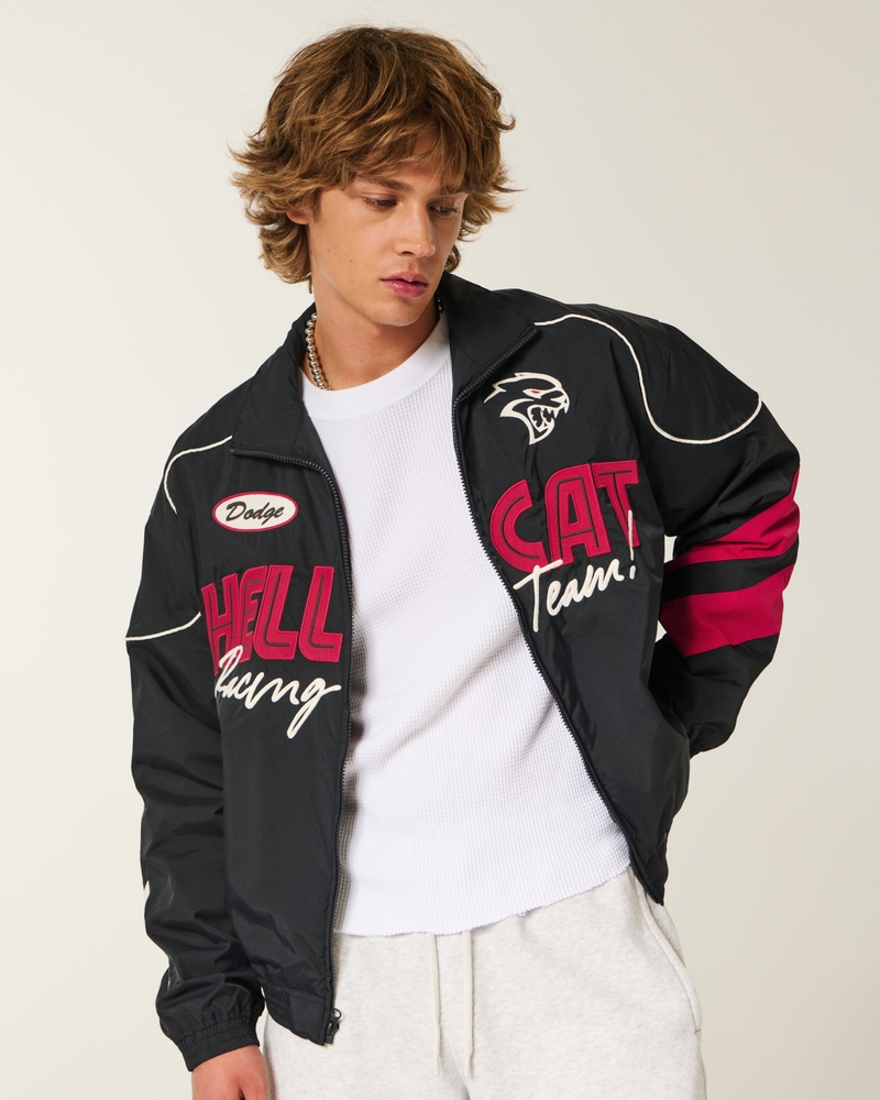 sportjacke im mclaren-muster