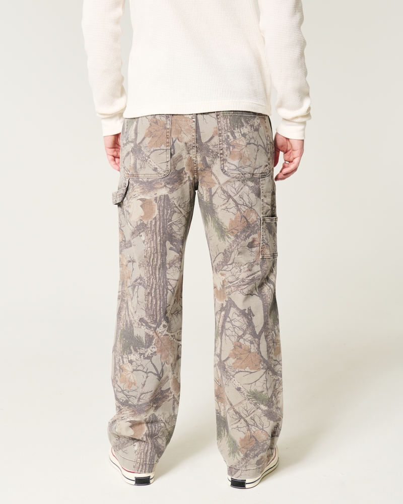 locker sitzende tarnhose für holzarbeiten