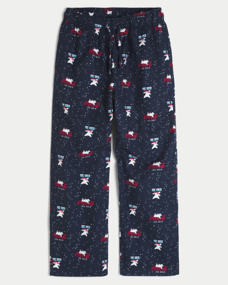 lange flanell-pyjamahose mit tom-und-jerry-muster