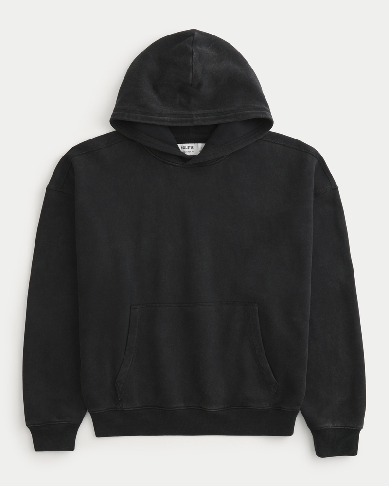 kapuzenpullover im taschenstil mit kordelzug und sternenapplikation