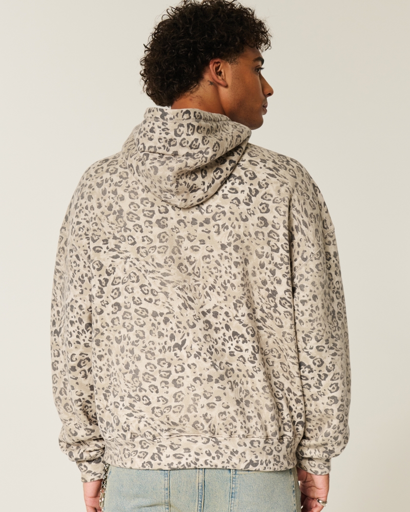 kapuzenpullover im taschenstil mit kordelzug und sternenapplikation