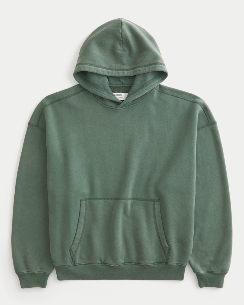 kapuzenpullover im taschenstil mit kordelzug und sternenapplikation