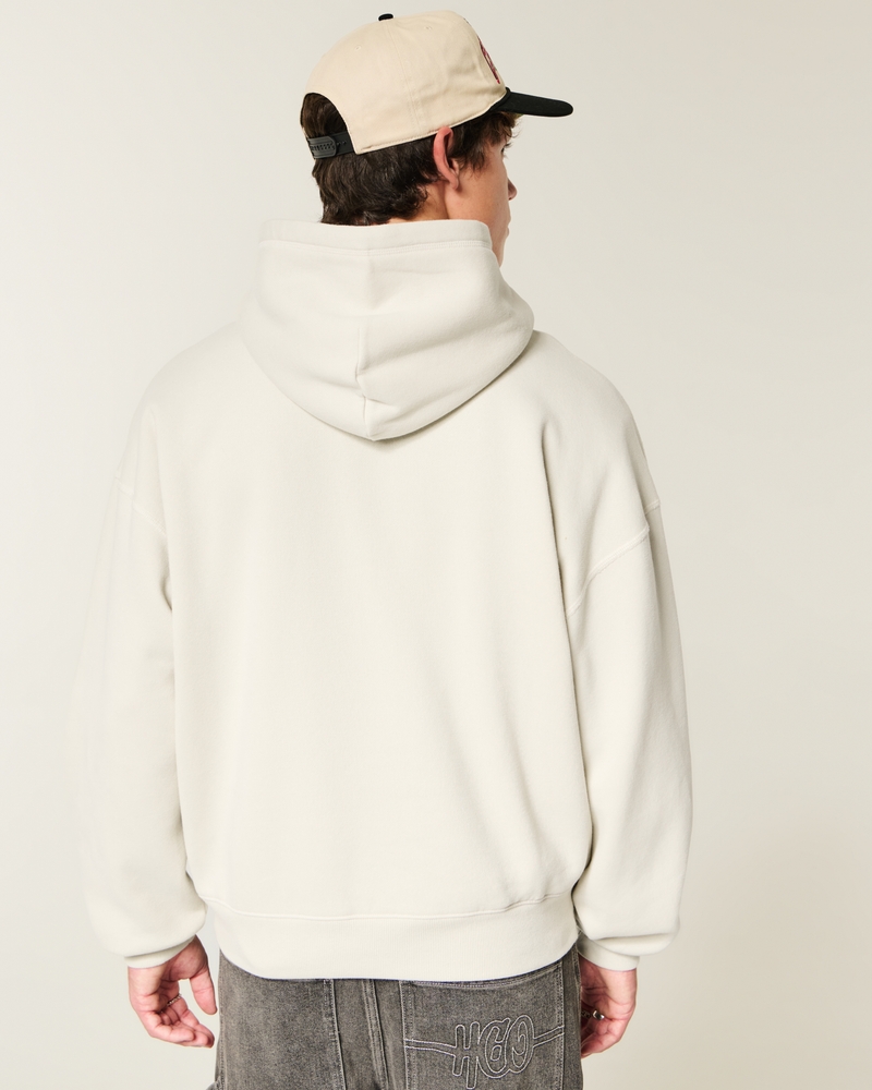 kapuzenpullover im taschenstil mit kordelzug und sternenapplikation