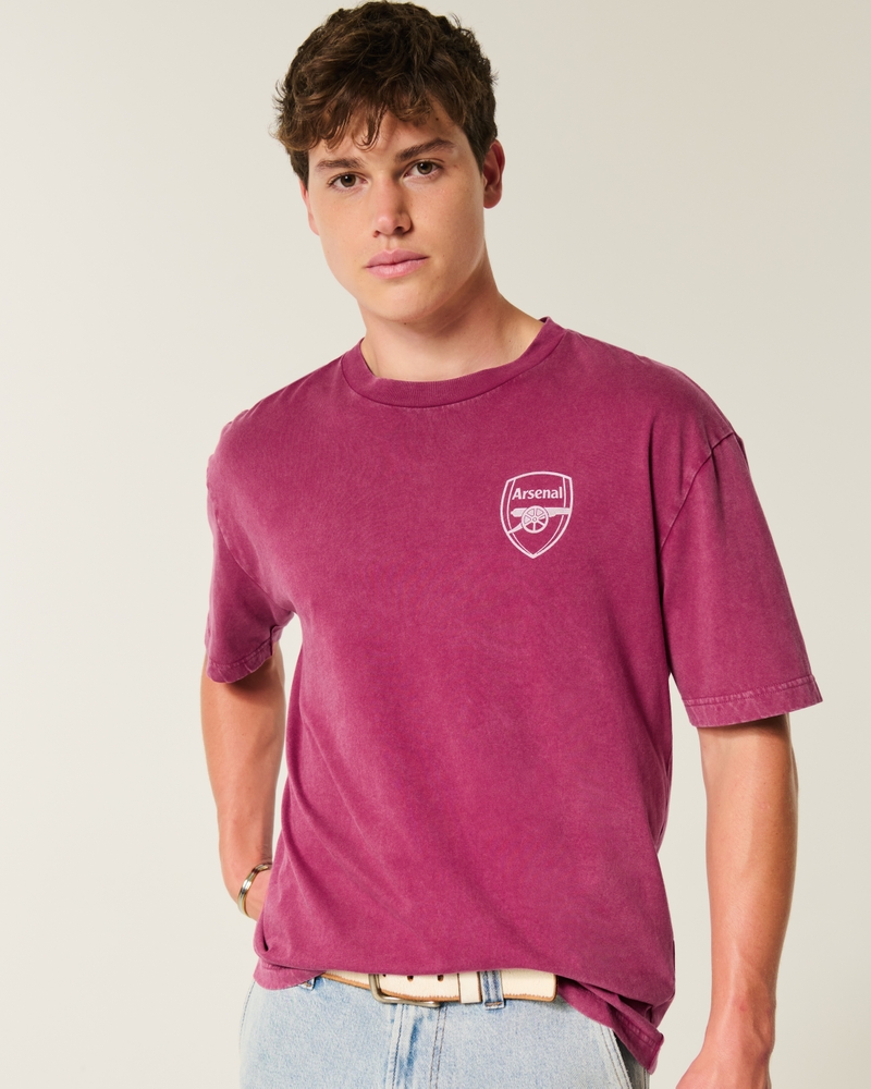 arsenal football club grafik-t-shirt