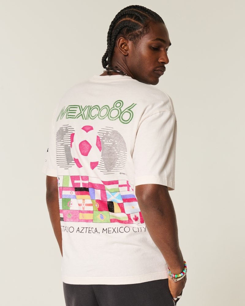 italien wm-grafik quadratisch geschnittenes schweres t-shirt