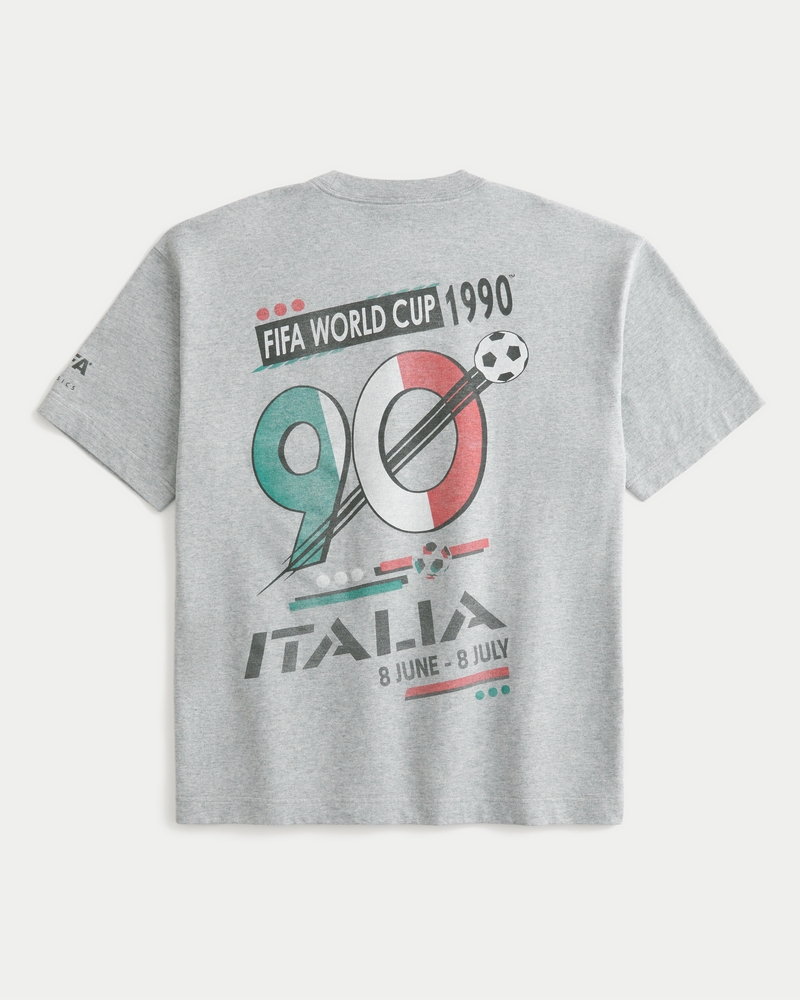 italien wm-grafik quadratisch geschnittenes schweres t-shirt