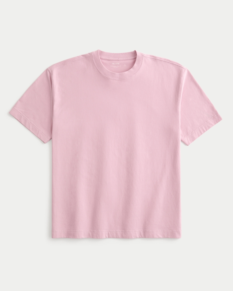 locker sitzendes grob gestricktes t-shirt mit rundhalsausschnitt und farbspritzer-effekt