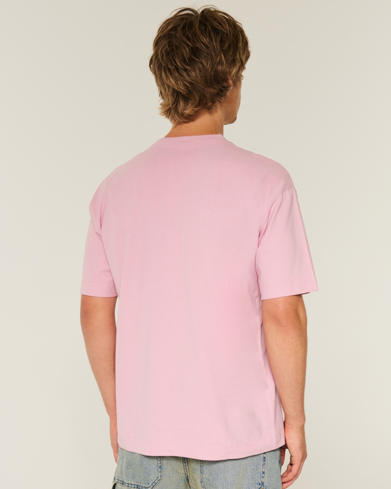 locker sitzendes grob gestricktes t-shirt mit rundhalsausschnitt und farbspritzer-effekt