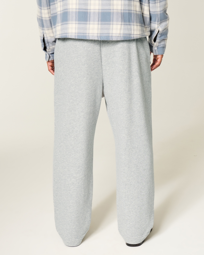 jogginghose aus frottee mit logoprint im taschenstil